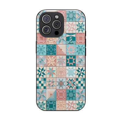 Ocean Breeze Patchwork Phone Case Patchwork By The Sea