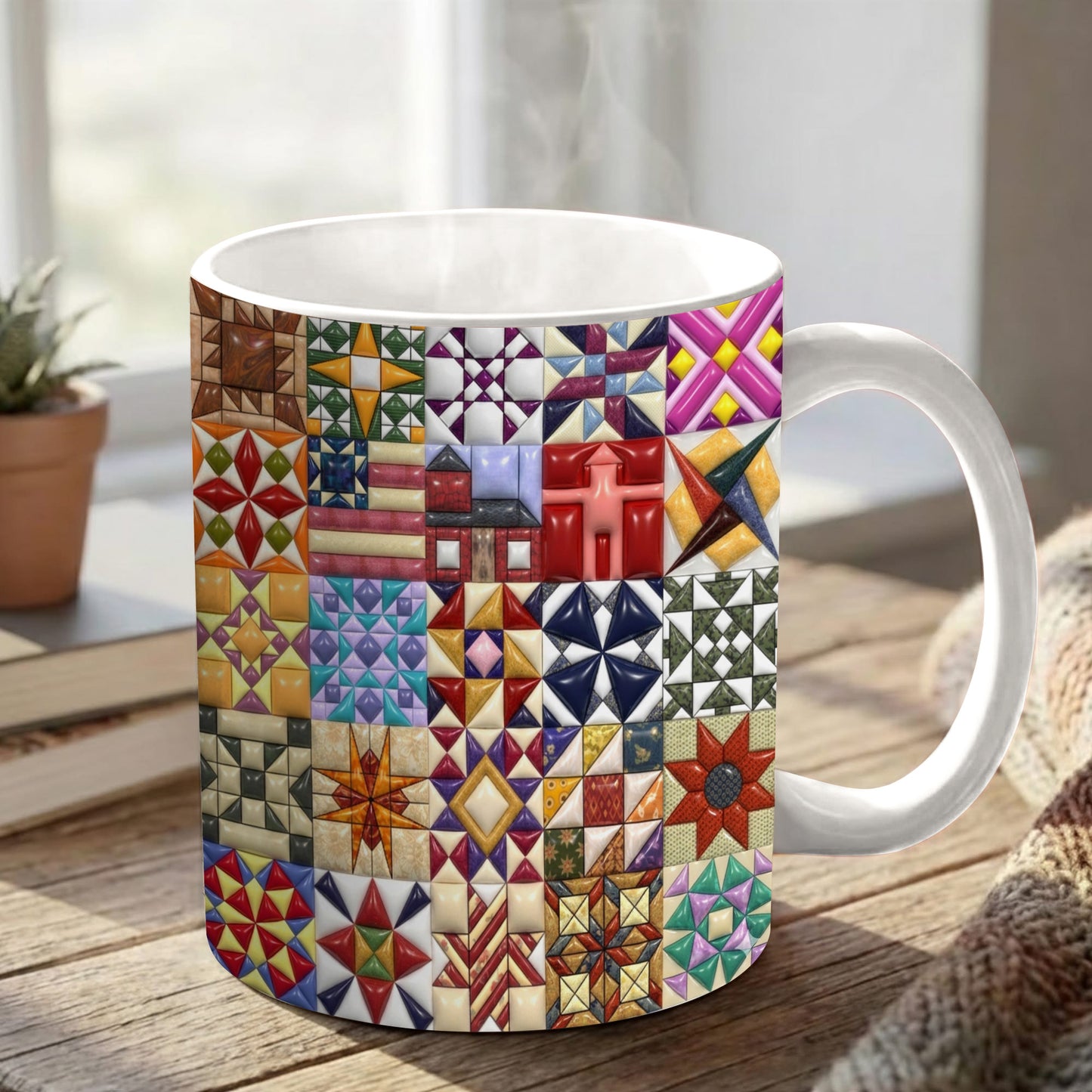 Sewing Lover 11Oz Mug Quilt Blocks