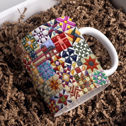 Sewing Lover 11Oz Mug Quilt Blocks