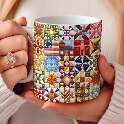 Sewing Lover 11Oz Mug Quilt Blocks