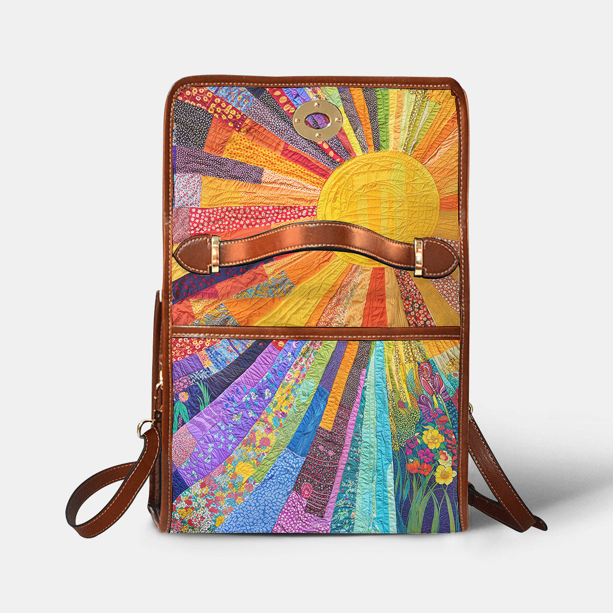 Hippie Satchel Handbag Cheerful Sunshine