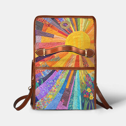 Hippie Satchel Handbag Cheerful Sunshine