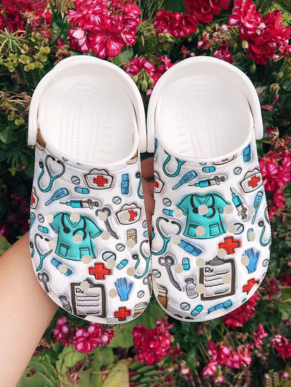 Nurse Graphic Clogs Nurse Life