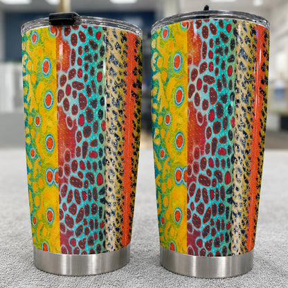 Fishing 20 oz Tumbler Trout Scales