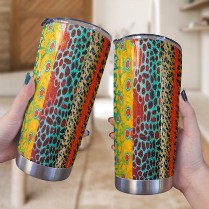 Fishing 20 oz Tumbler Trout Scales