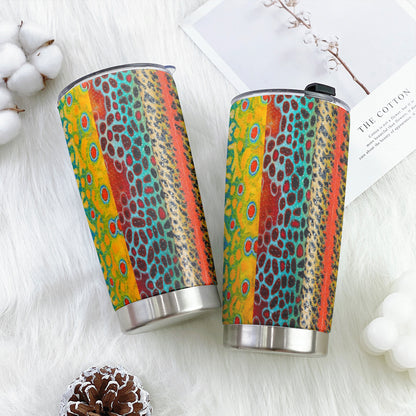 Fishing 20 oz Tumbler Trout Scales