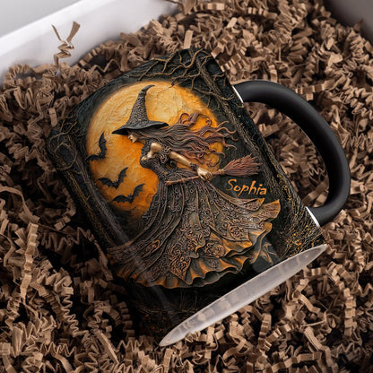 Witch of the Amber Moon Personalized Accent Mug Halloween Gift
