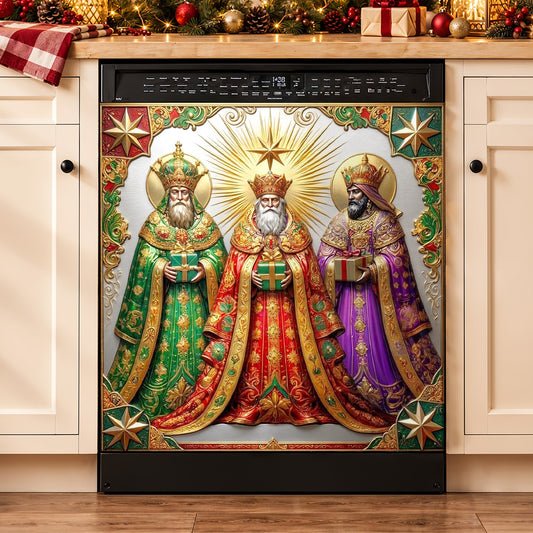 Three Wise Men Magnetic Dishwasher Cover Guided By The Star