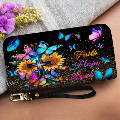 Faith Leather Wallet 2D Print Sunshine & Spirit