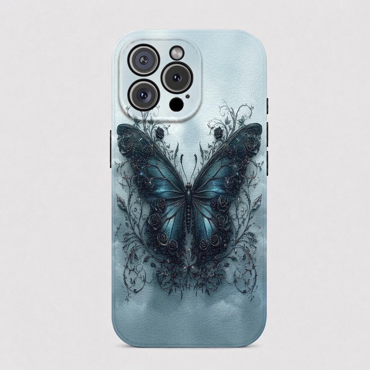 Gothic Leather Phone Case Wings Of Solace