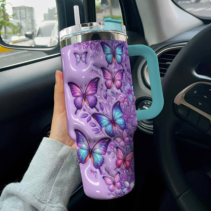 Butterfly Lover 40 oz Tumbler Mystic Butterfly Garden