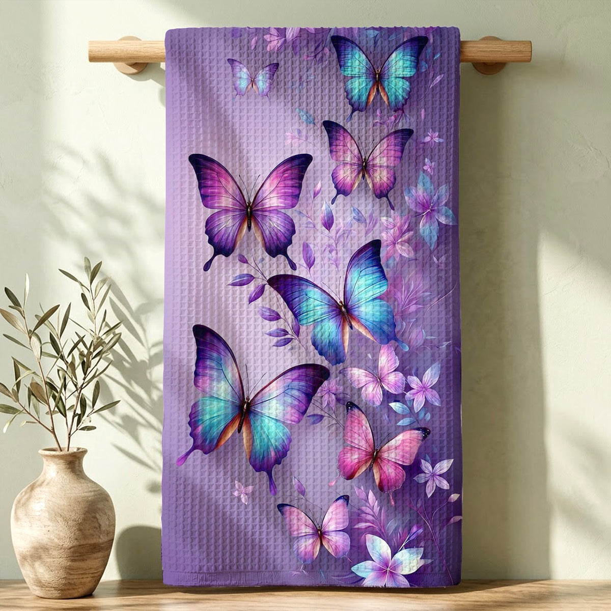 Butterfly Lover Kitchen Towel Mystic Butterfly Garden