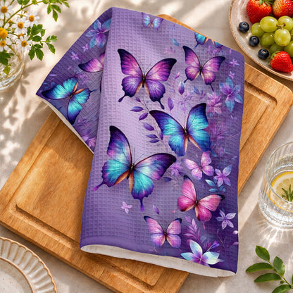 Butterfly Lover Kitchen Towel Mystic Butterfly Garden
