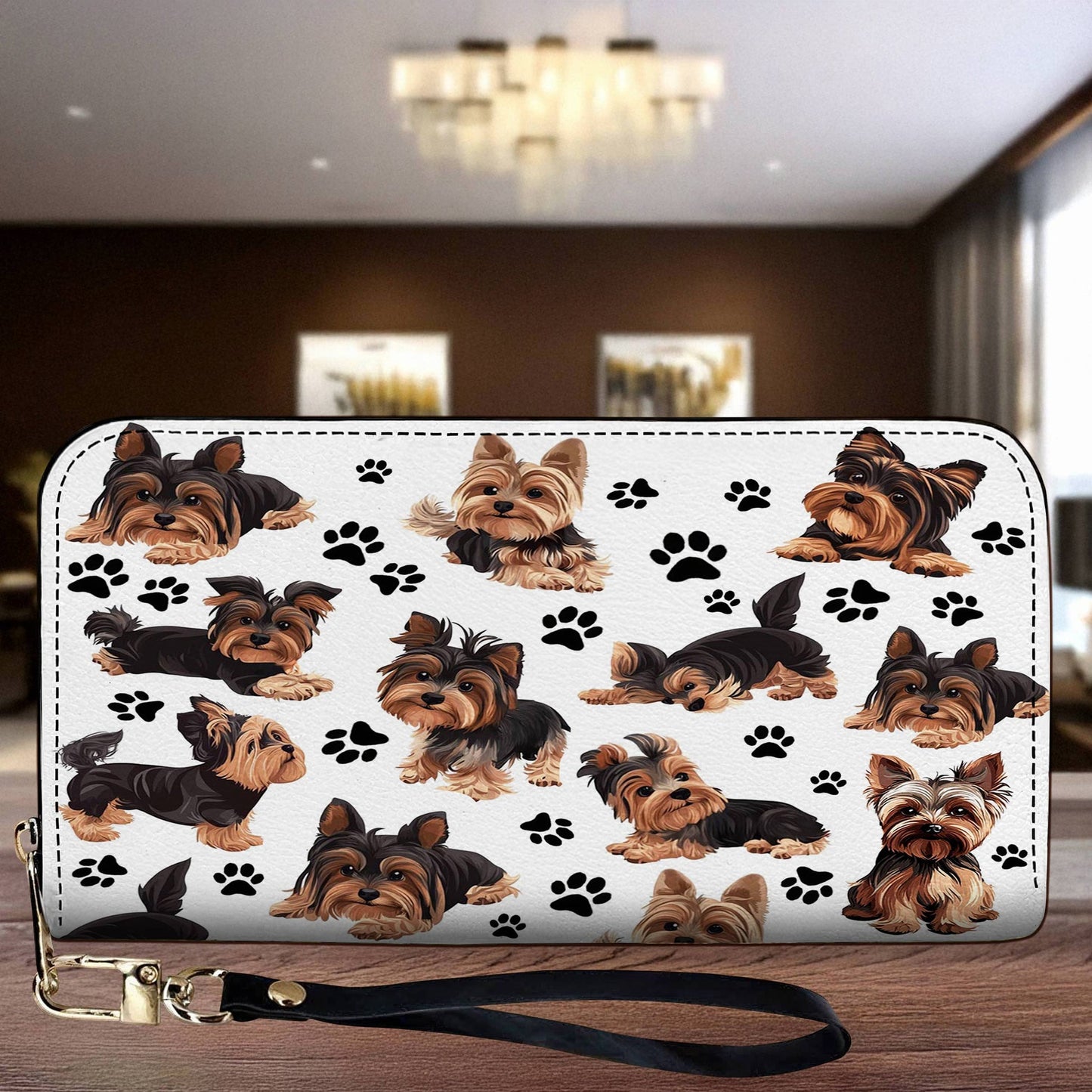 Yorkshire Terrier Leather Wallet Pawfectly Yorkies